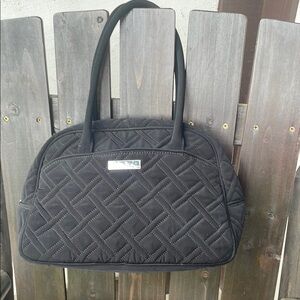 Vera Bradley Black Quilted Tote